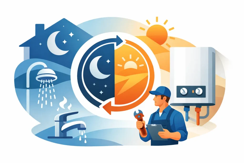 24 Hour Hot Water Service When You Need It