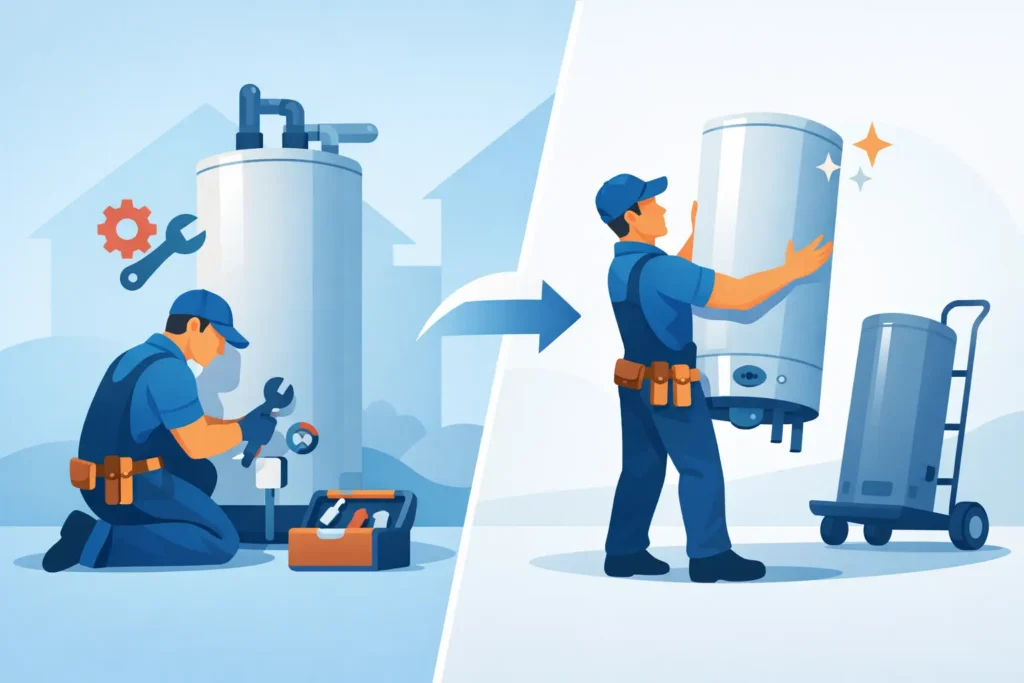 Water Heater Repair Versus Replacement