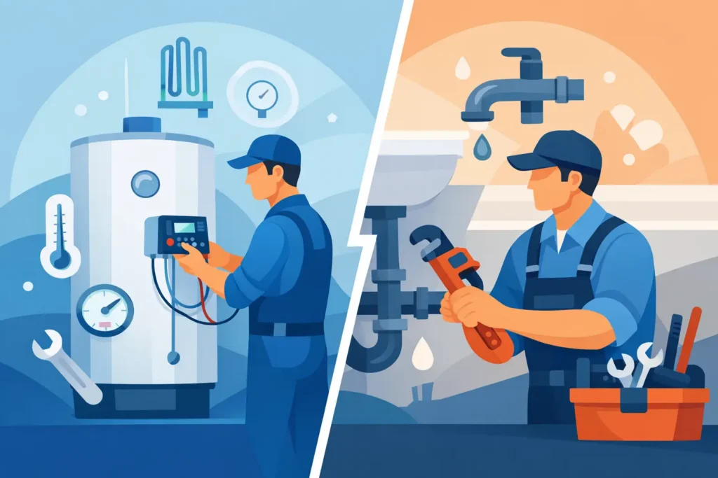 Water Heater Specialist Versus Plumber