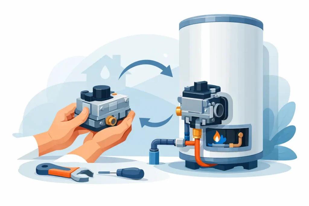 Gas Control Valve Replacement for Water Heaters