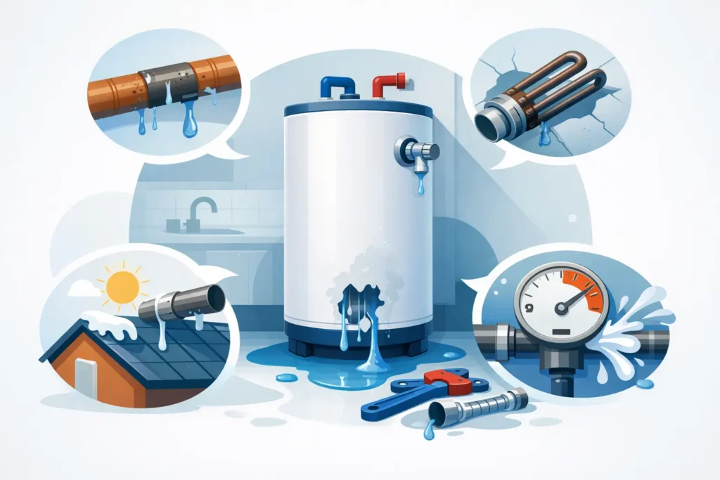 Top Causes of Water Heater Leaks at Home
