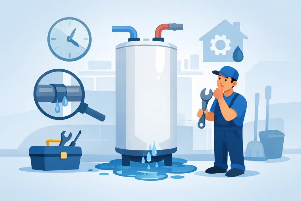 When to Call a Leaking Water Heater Repair Service