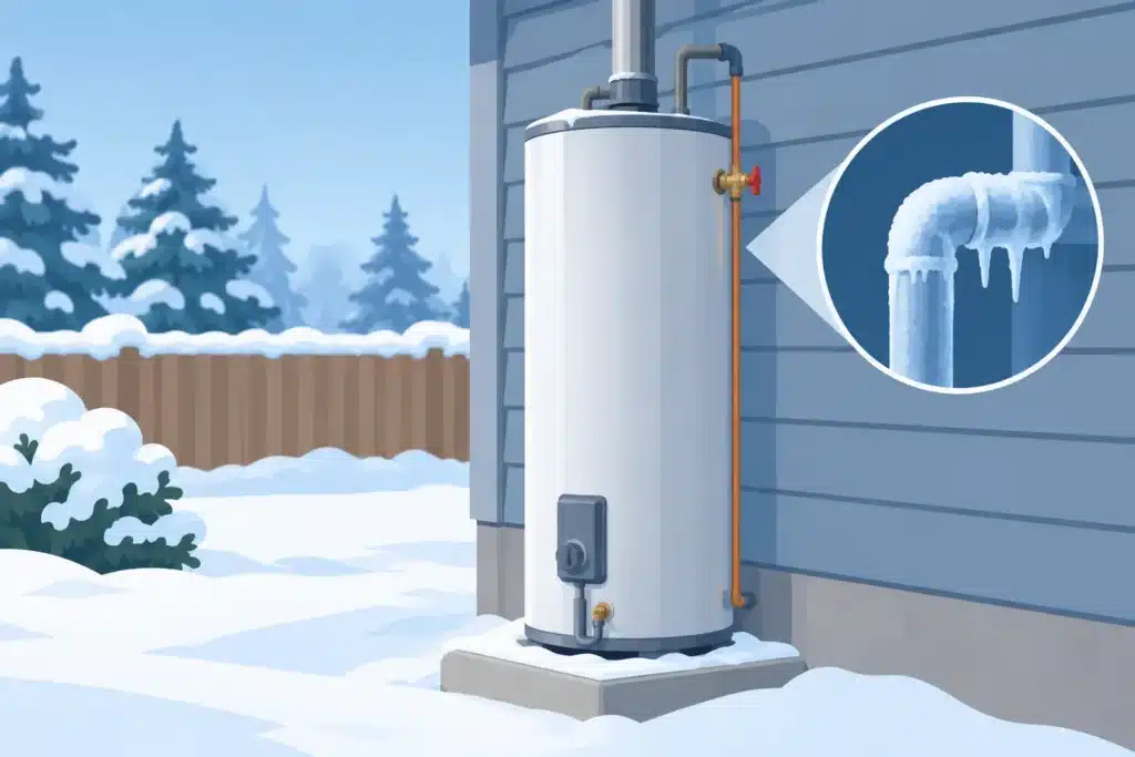 Can a Water Heater Freeze Outside in Winter?